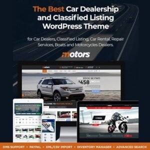 Motors - Automotive, Car Dealership, Car Rental, Auto, Classified Ads, Listing WordPress Theme