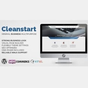 Corporate Business WordPress Theme - Cleanstart